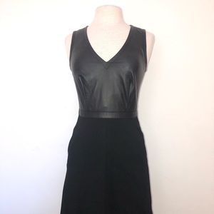Trina Turk Black Leather Dress